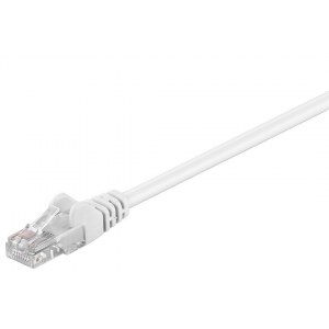 Goobay | CAT 5e | Network cable | Unshielded twisted pair (UTP) | Male | RJ-45 | Male | RJ-45 | White | 3 m